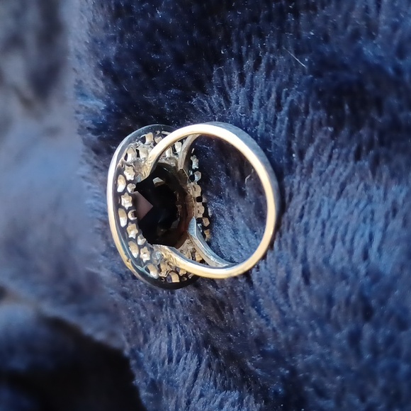 NEW Vintage Sterling Silver Garnet ring - Picture 10 of 11